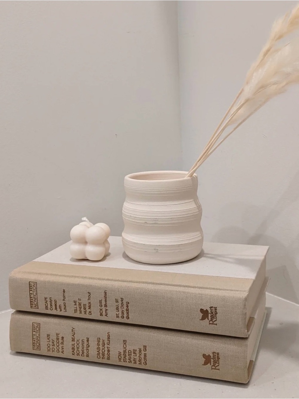 Neutral Book Stack x 2